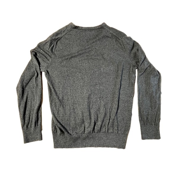 Men's Banana Republic Luxury Blend Gray Pull over sweater. Silk/Cashmere. LARGE - Picture 4 of 4